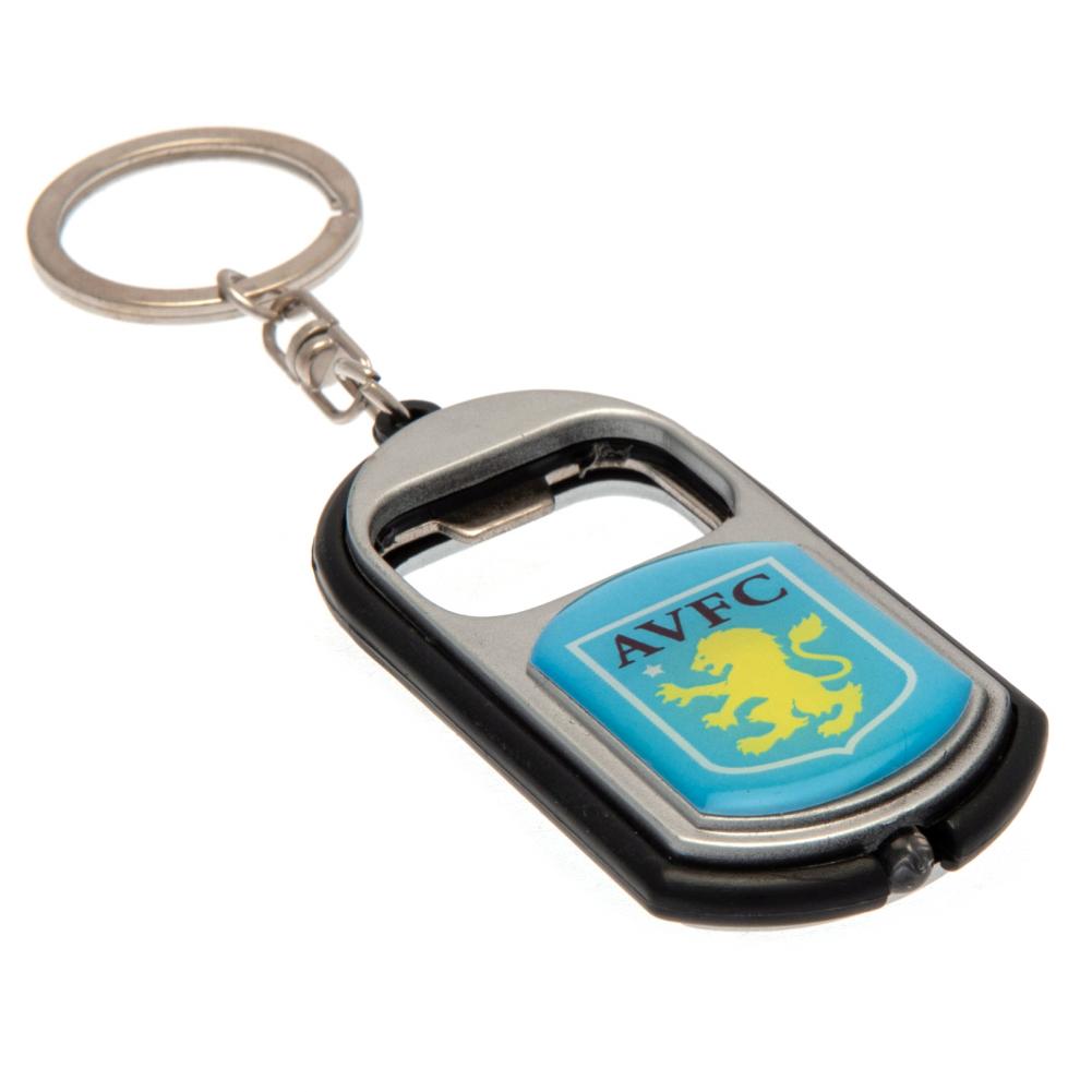 Aston Villa FC Keyring Torch Bottle Opener - Shop Keyrings At Gift Moments - 2