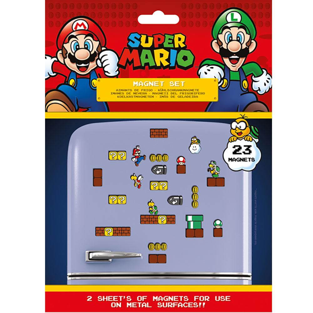 Super Mario Fridge Magnet Set - Shop Magnets At Gift Moments - 1