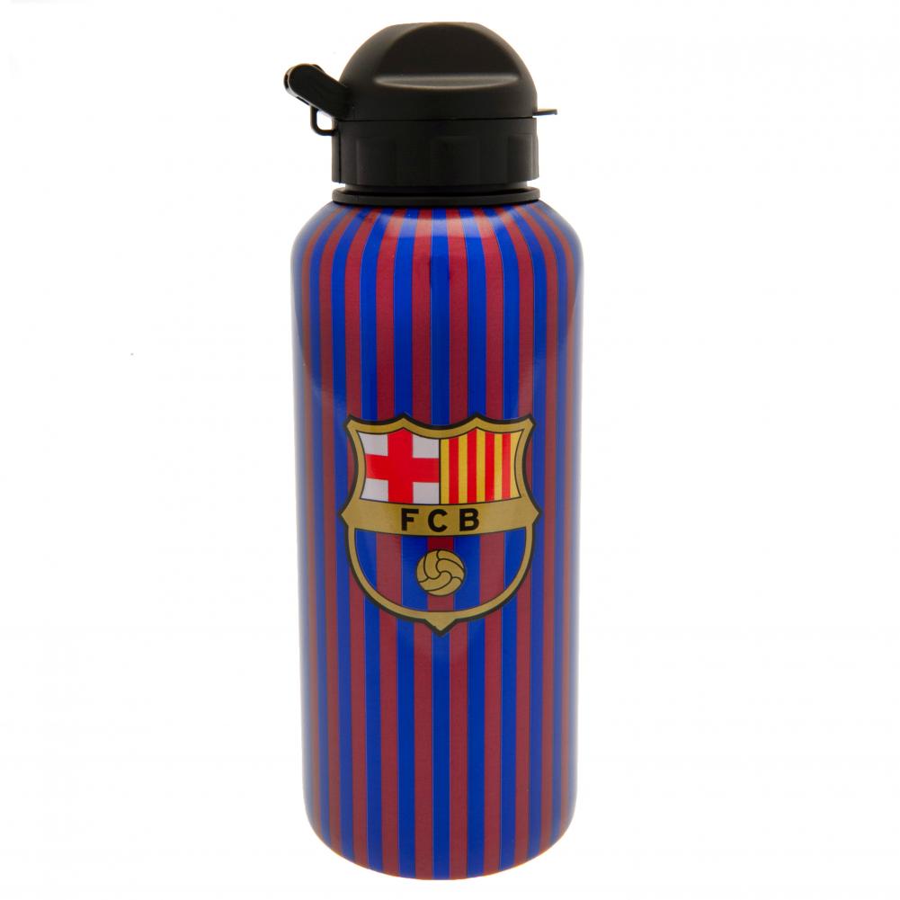 FC Barcelona Pinstripe Aluminium Drinks Bottle - Shop Water Bottles At Gift Moments - 1