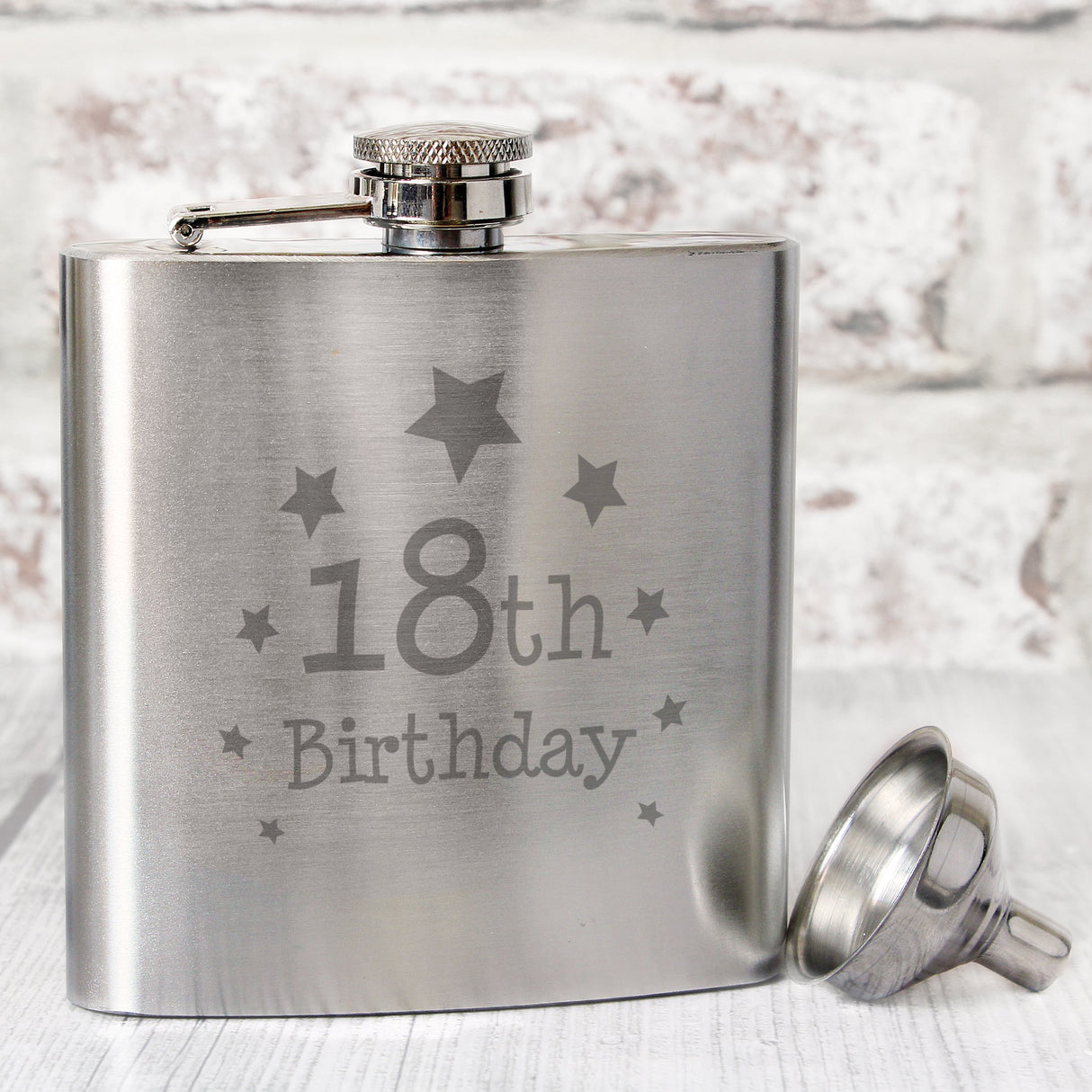 18th Birthday Hip Flask - Shop Hip Flasks At Gift Moments - 1