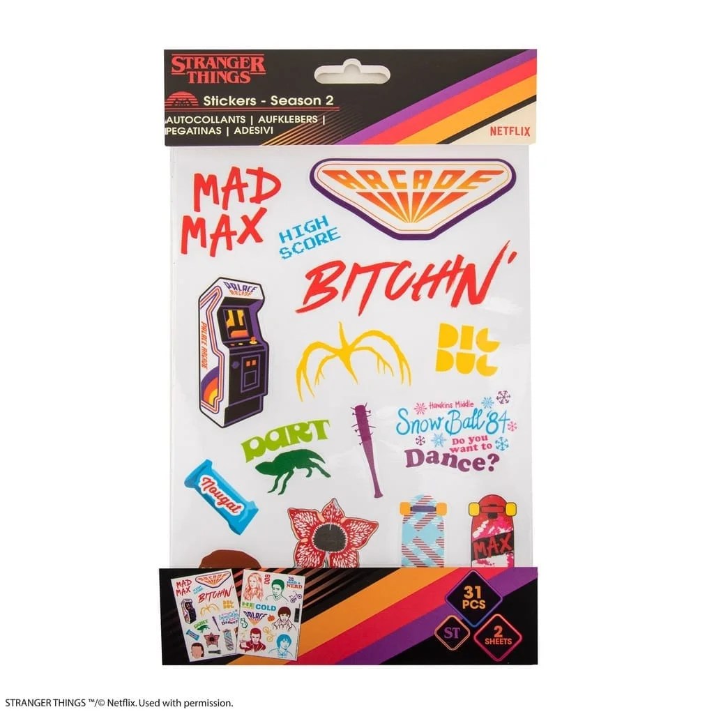 Stranger Things Season 2 Stickers