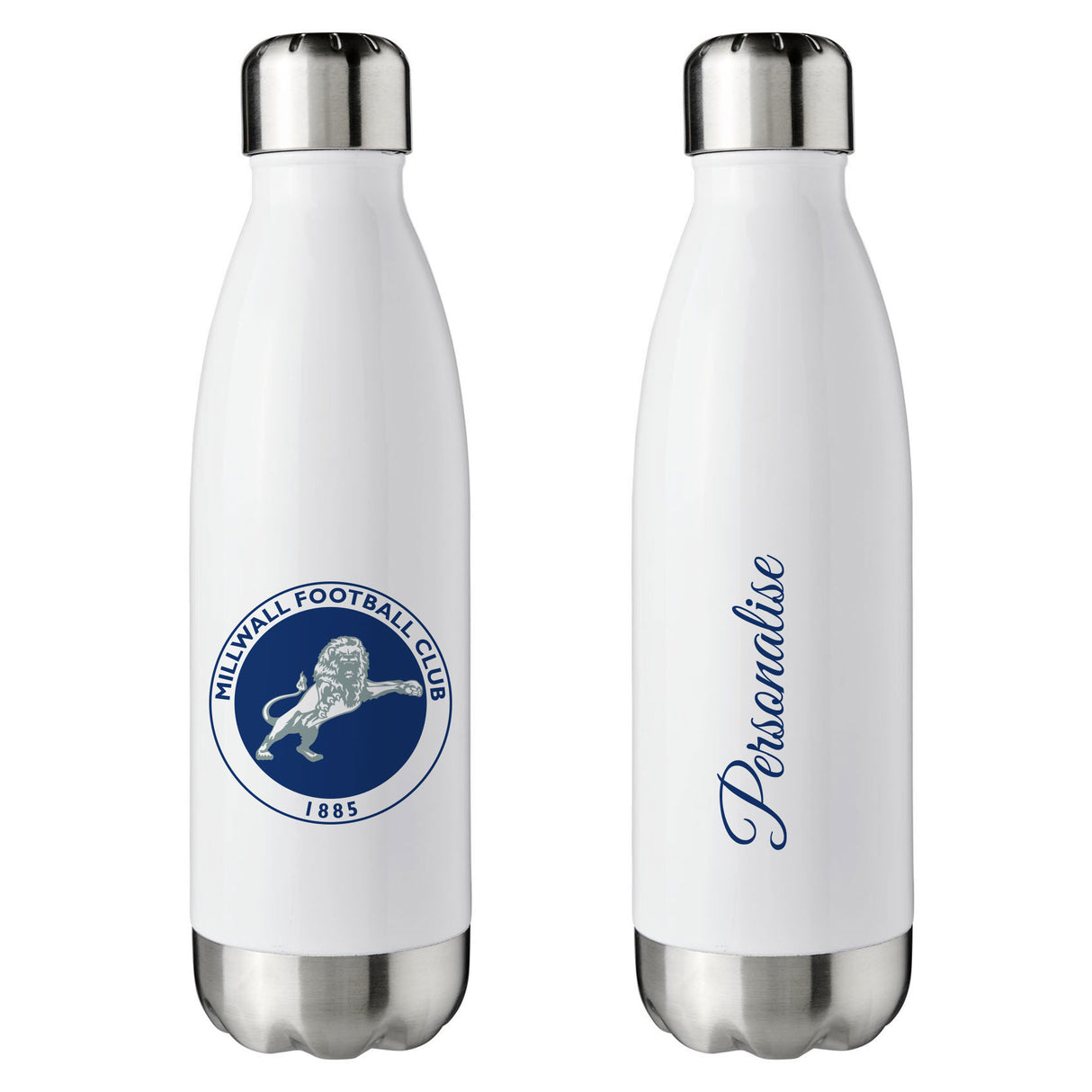 Personalised Millwall FC Crest Insulated Water Bottle