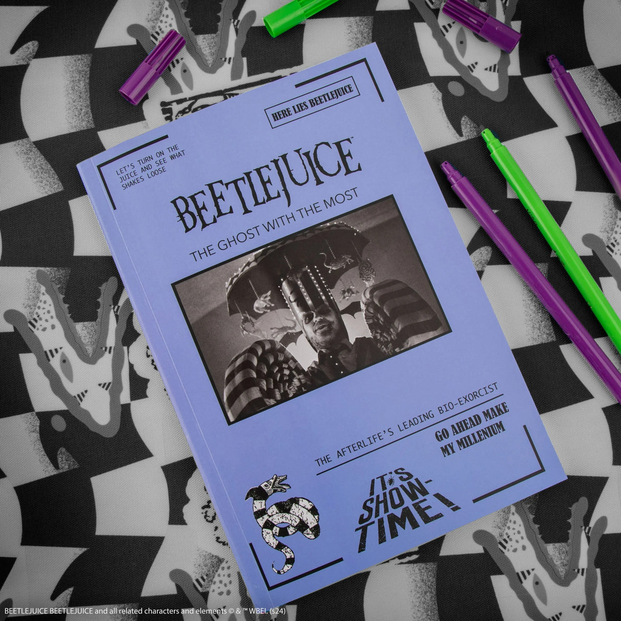 It's Show Time Notebook-Beetlejuice