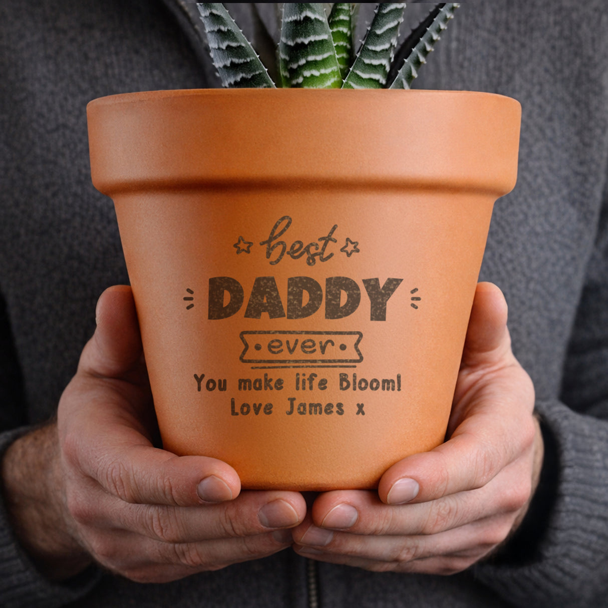 Personalised Best Ever Terracotta Plant Pot - Shop Pots & Planters At Gift Moments - 3