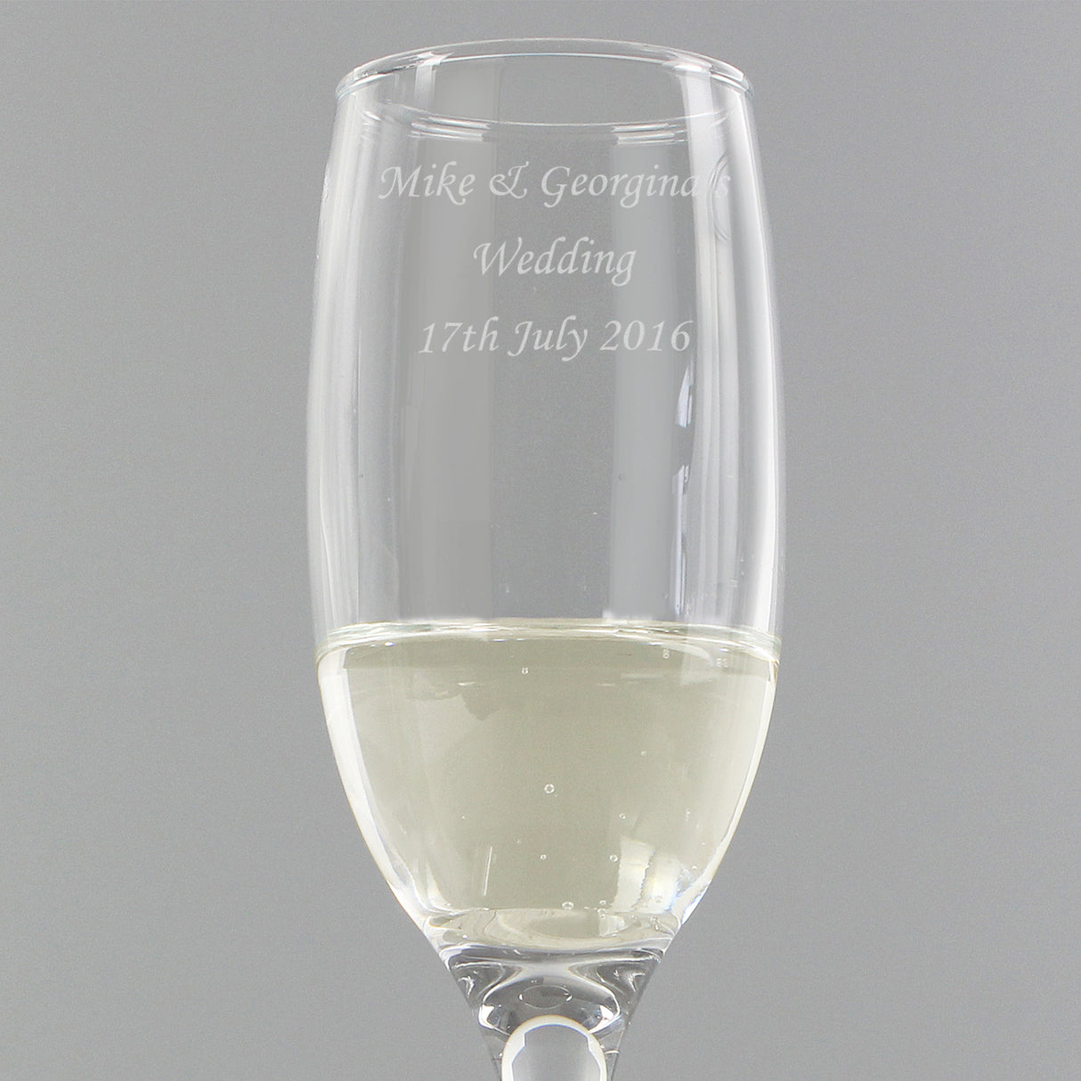 Personalised Traditional Toast Flute - Shop Champagne Flutes At Gift Moments - 3