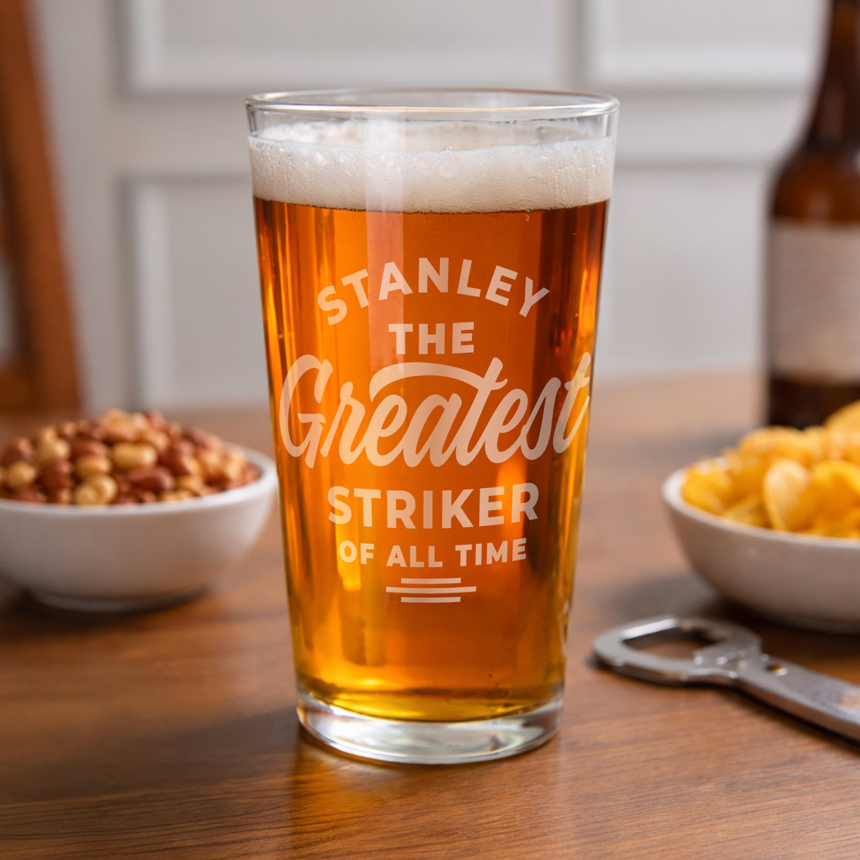 Personalised Greatest Sport Pint Glass