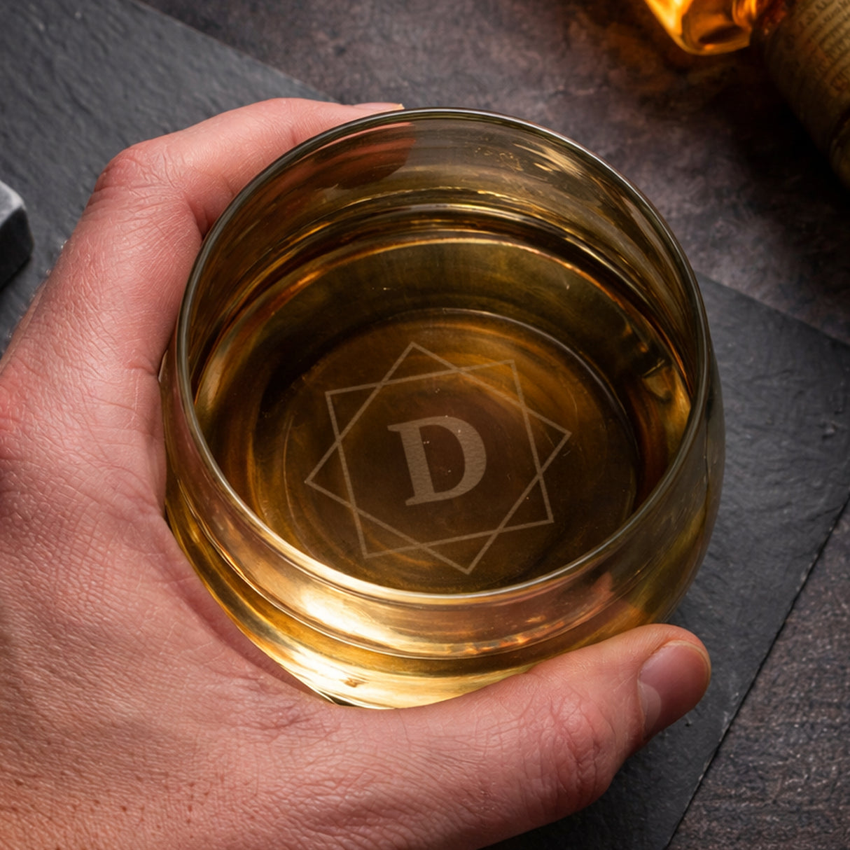 Personalised Base Engraved Initial Tumbler
