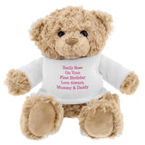 Personalised Pink Message Teddy Bear
