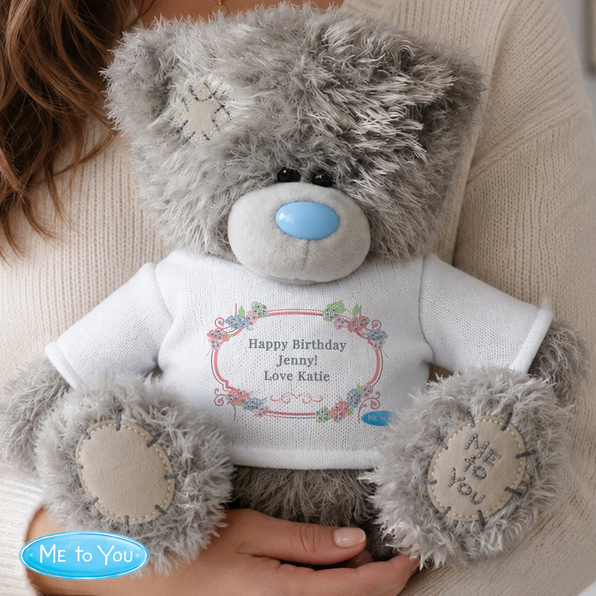 Personalised Me To You Floral Bear - Shop Teddy Bears & Soft Toys At Gift Moments - 1