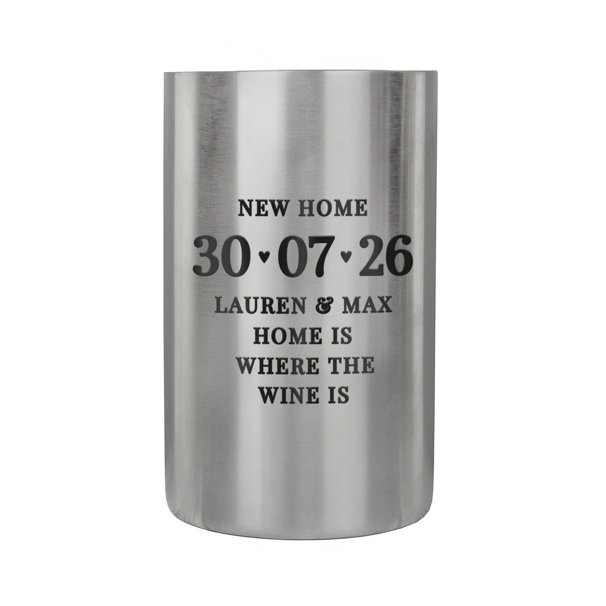 Personalised Big Date Wine Cooler - Shop At Gift Moments - 4