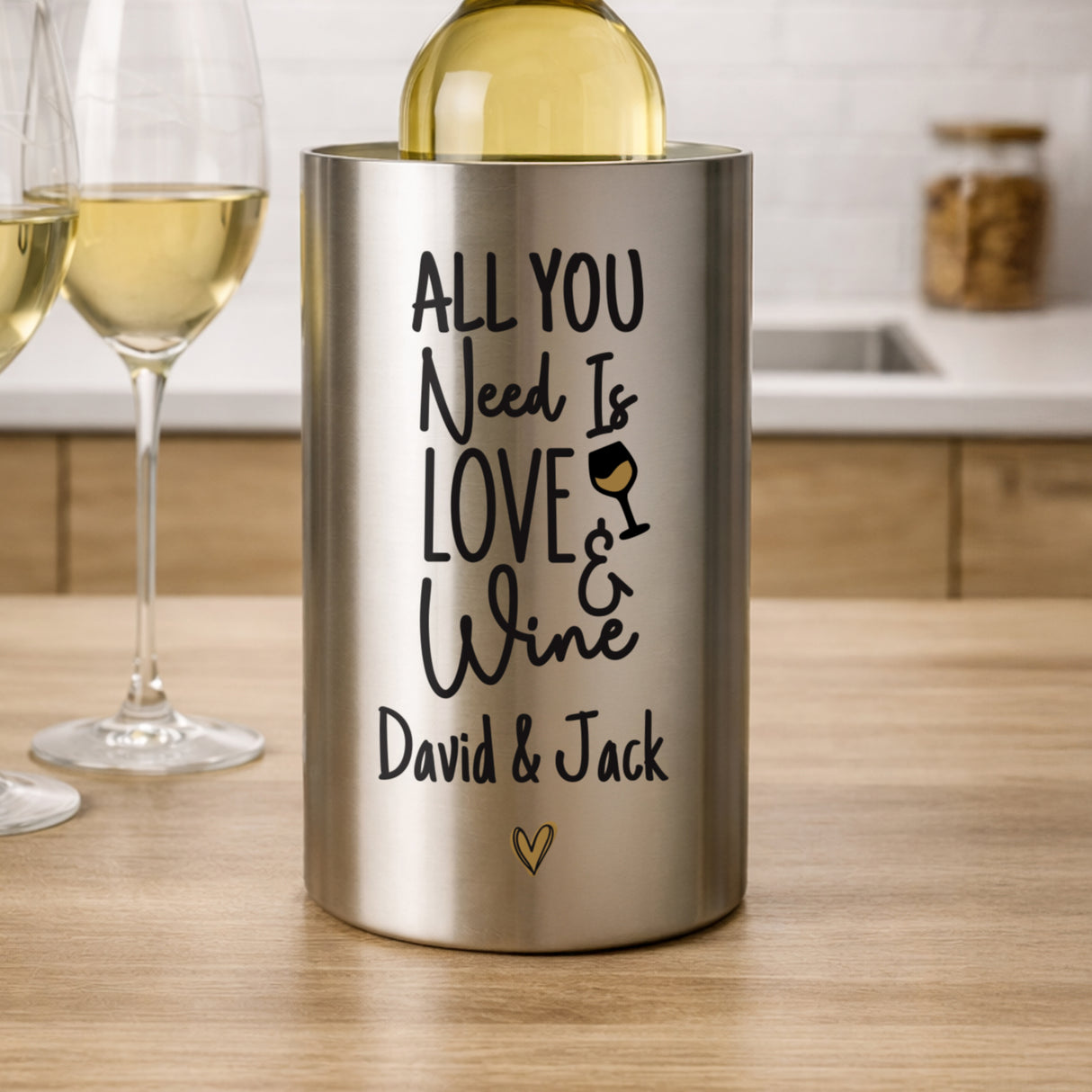 Personalised Love & Wine Cooler - Shop At Gift Moments - 2