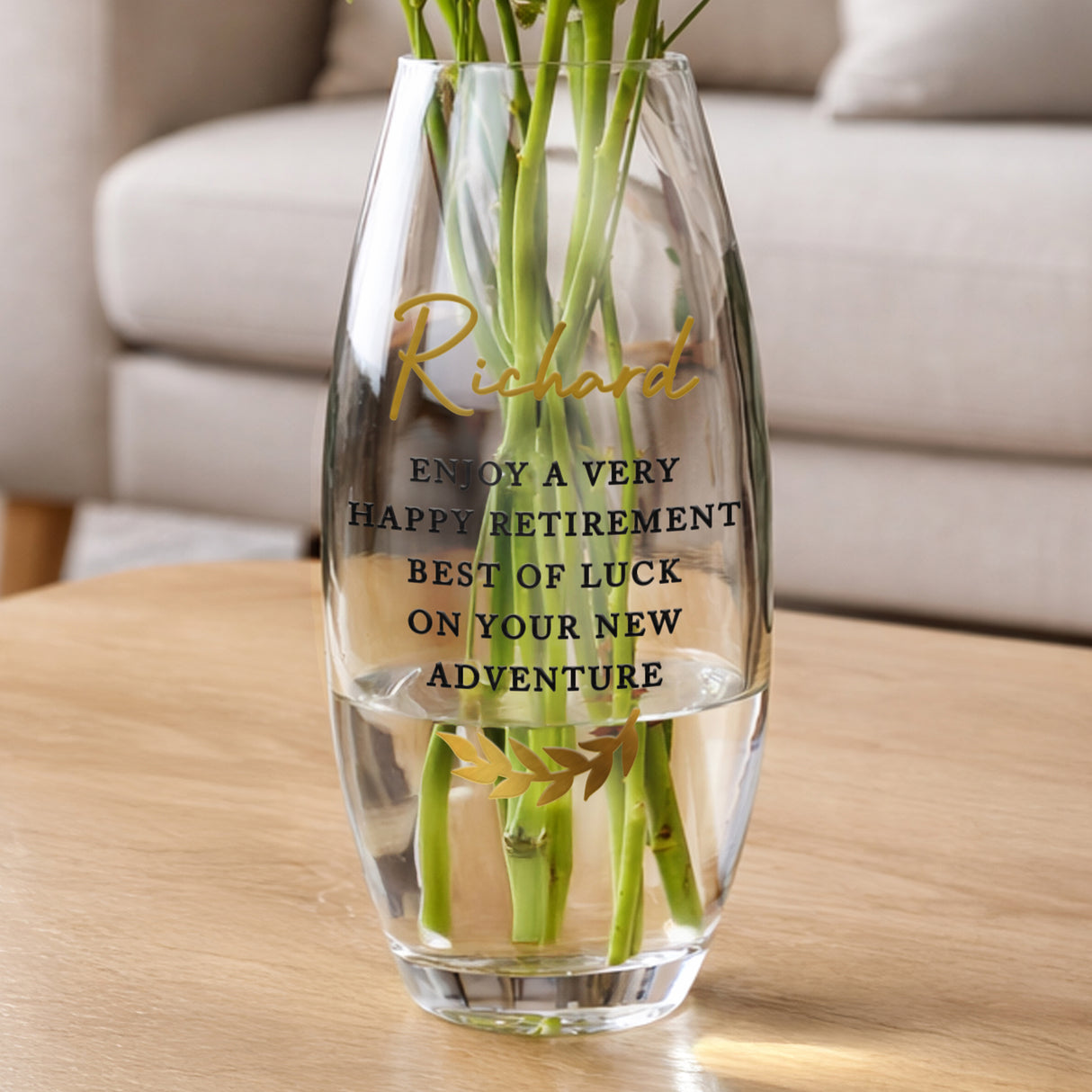 Personalised Free Text Bullet Vase - Shop At Gift Moments - 1