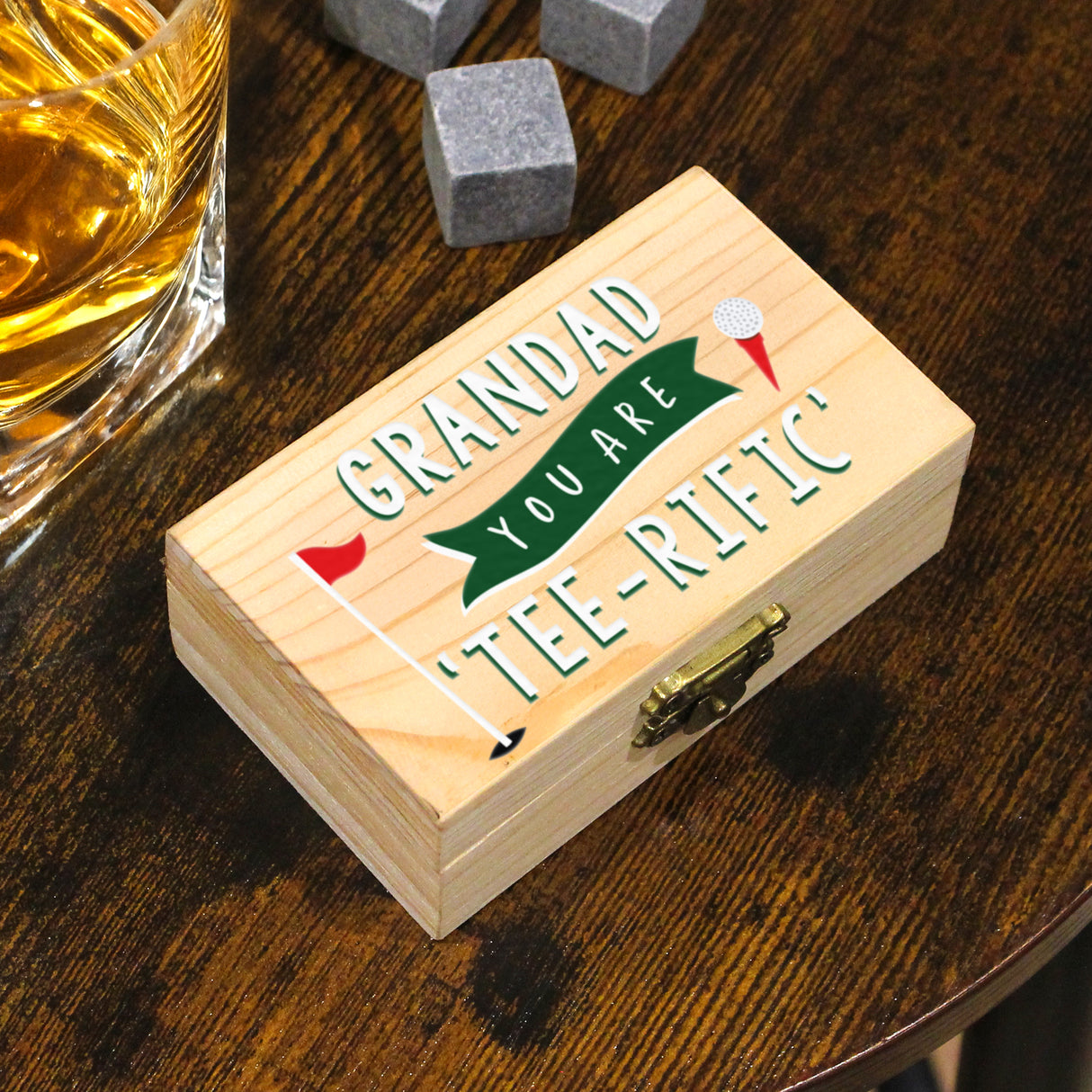 Personalised Golf Whisky Stones - Shop At Gift Moments - 1