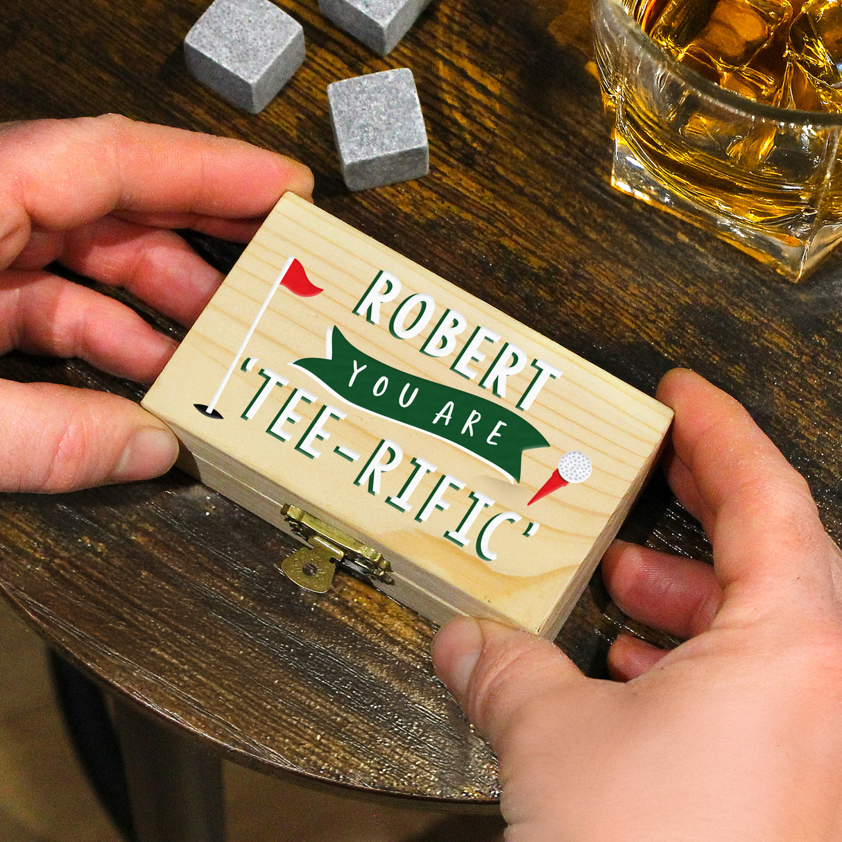 Personalised Golf Whisky Stones - Shop At Gift Moments - 2
