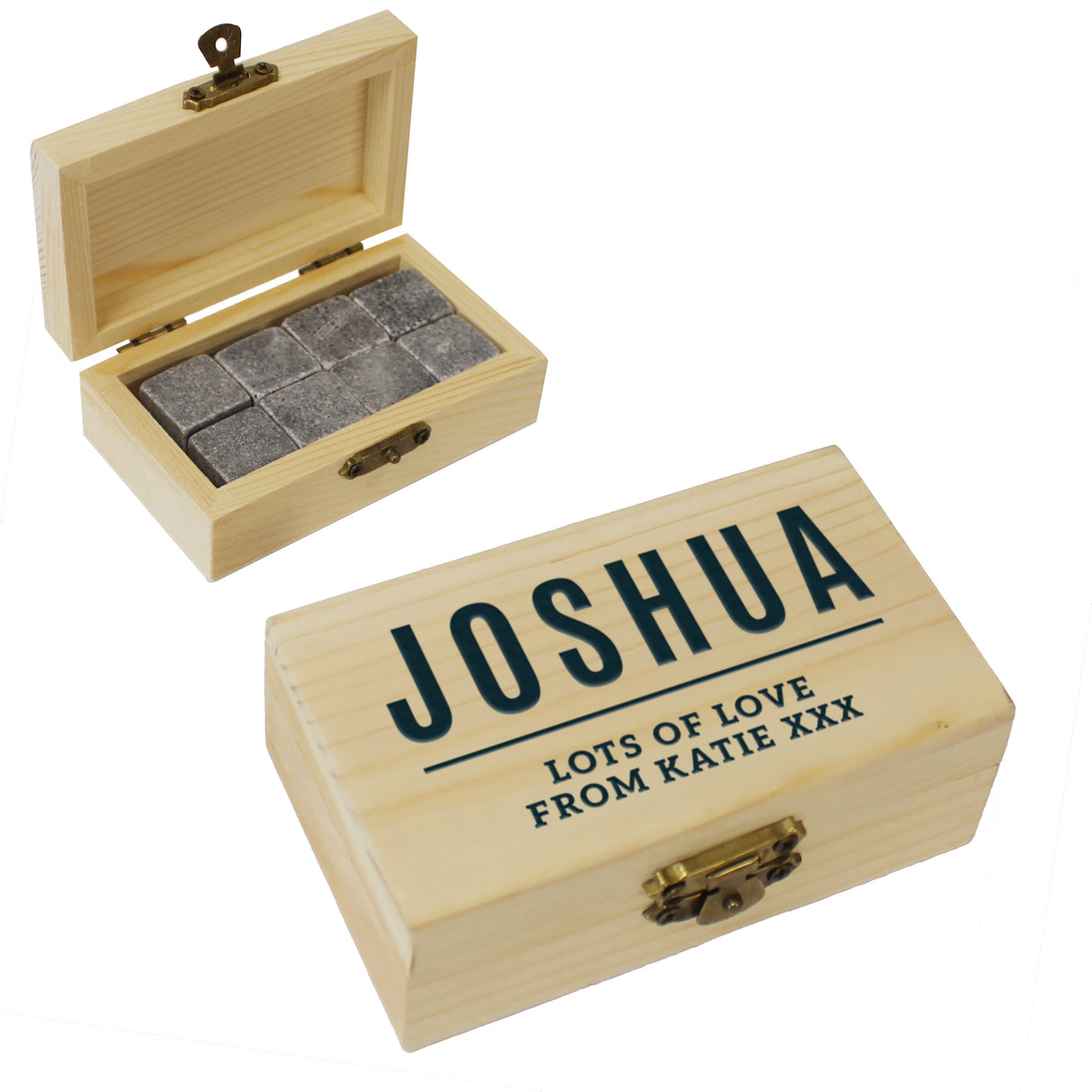 Personalised Free Text Whisky Stones - Shop At Gift Moments - 5