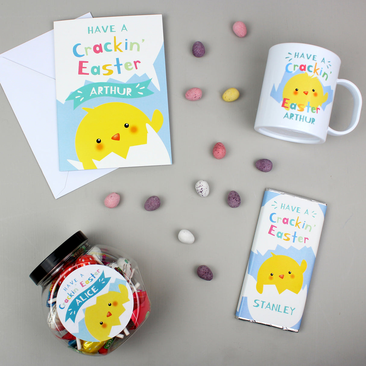 Personalised Have A Cracking Easter Sweets Jar - Shop Sweets At Gift Moments - 4