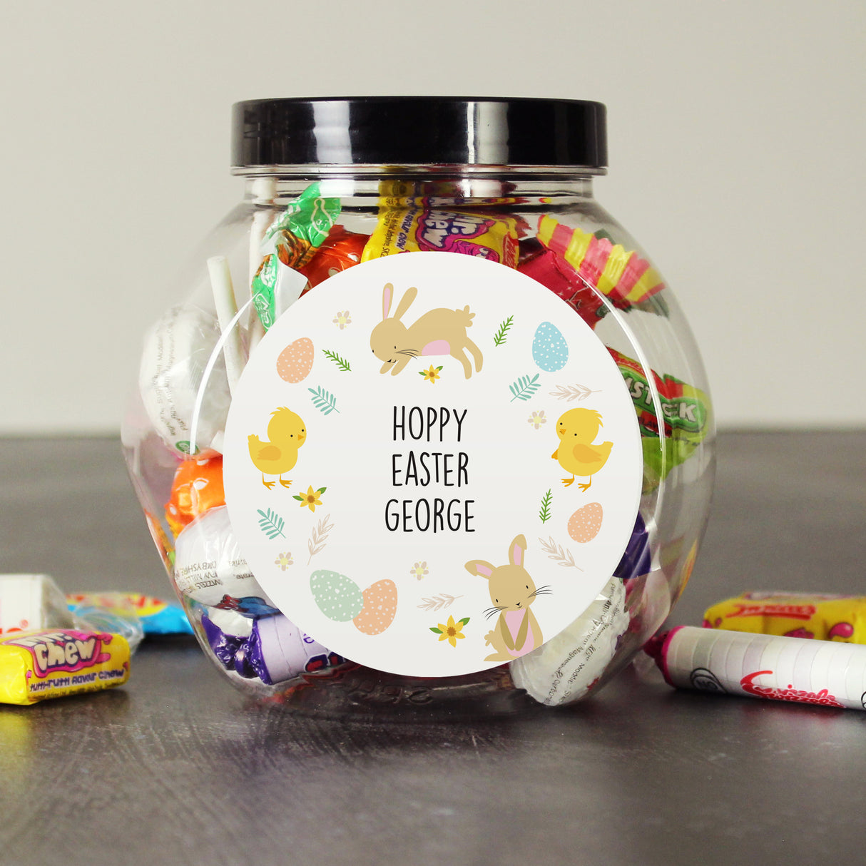 Personalised Easter Sweets Jar - Shop Sweets At Gift Moments - 2