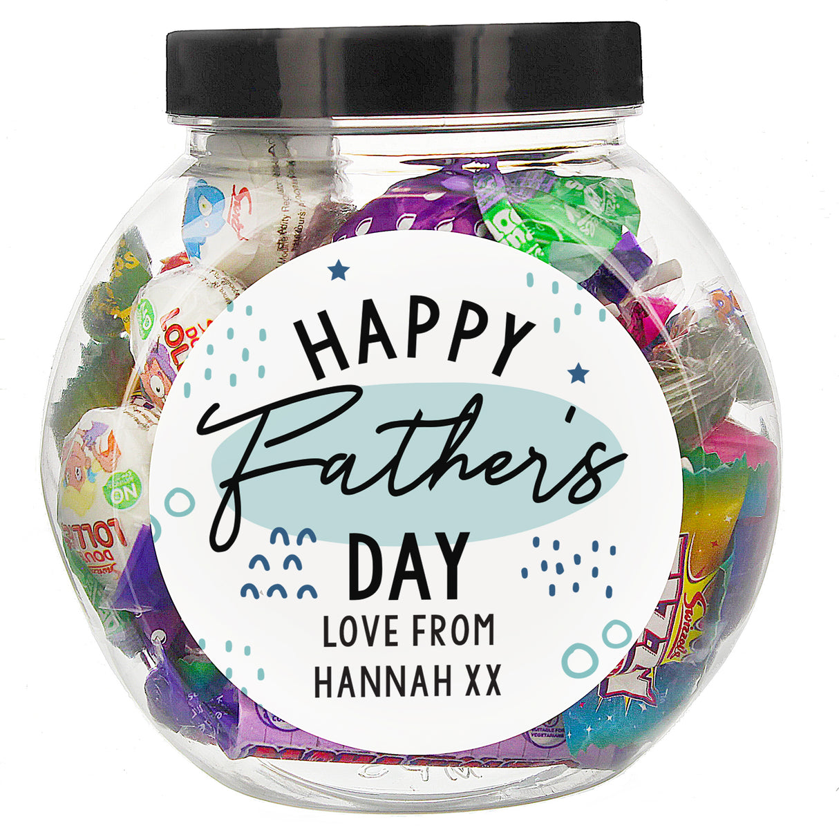 Personalised Father’s Day Sweet Jar - Shop Sweets At Gift Moments - 2