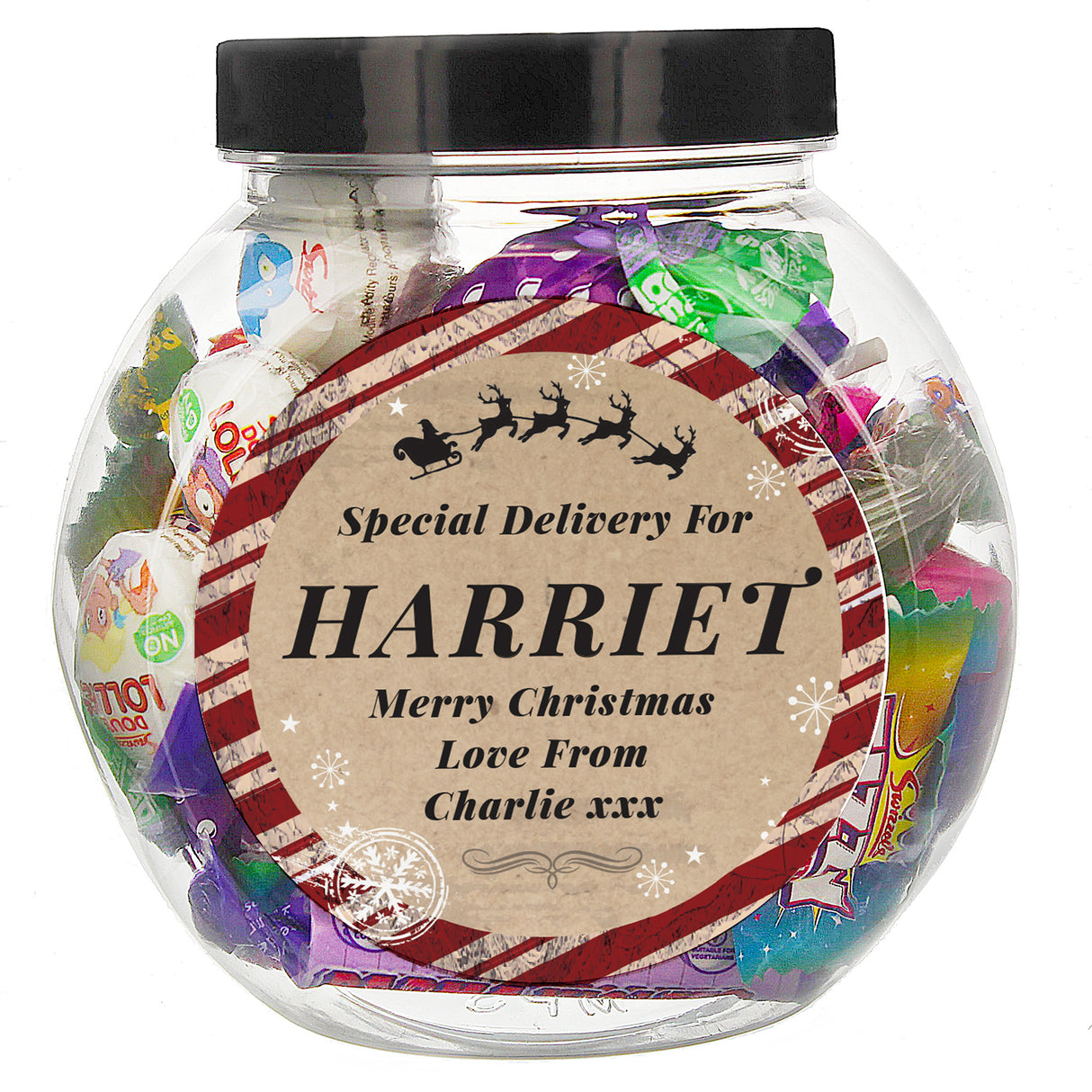 Personalised Special Delivery Sweet Jar - Shop Sweets At Gift Moments - 4