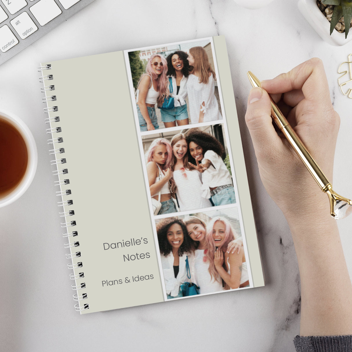 Personalised Photo Upload Strip Notebook - Shop Notebooks At Gift Moments - 1