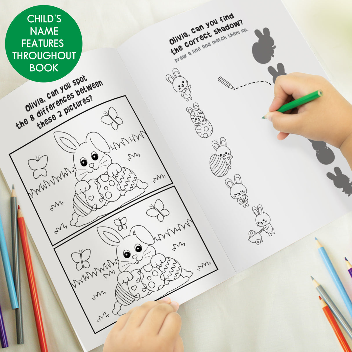 Personalised Easter Activity & Colouring Book - Shop Books At Gift Moments - 3