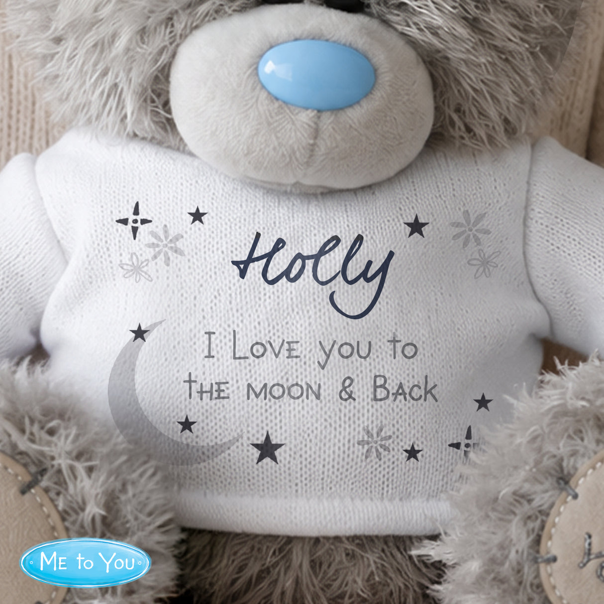 Personalised Moon & Stars Me To You Bear - Shop Teddy Bears & Soft Toys At Gift Moments - 4
