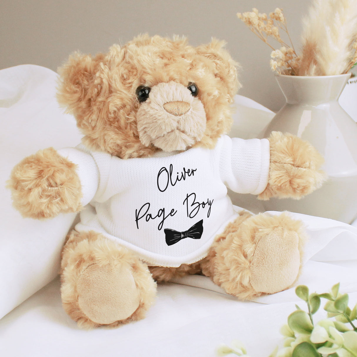 Personalised Bow Tie Page Boy Bear - Shop Teddy Bears & Soft Toys At Gift Moments - 3