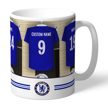Personalised Chelsea FC Dressing Room Mug