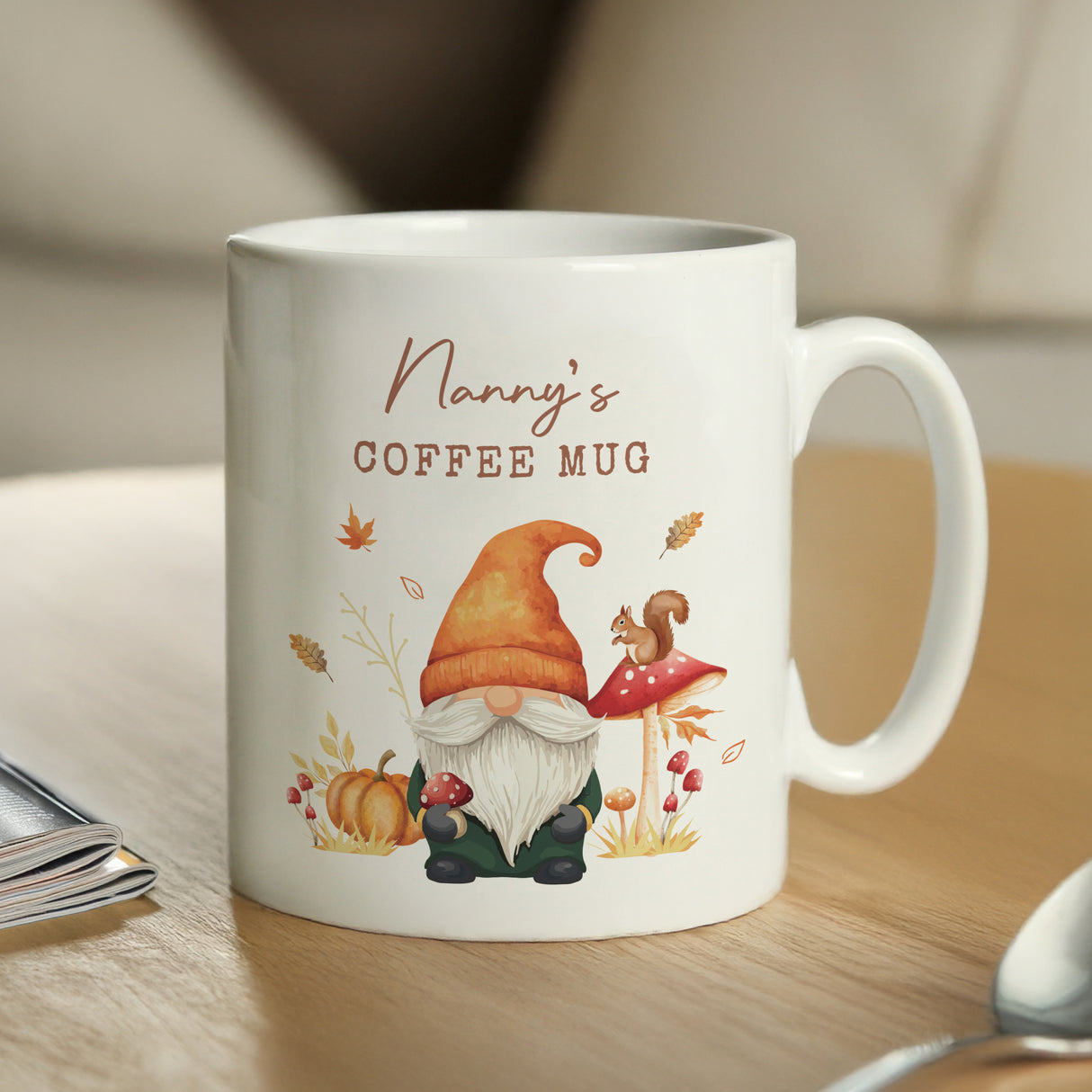 Personalised Autumn Gonk Mug - Shop At Gift Moments - 1