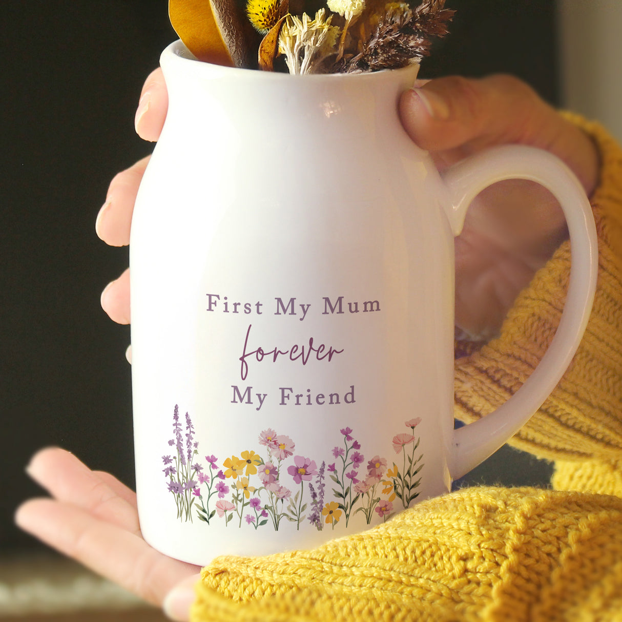 Personalised Wild Flower Jug Vase - Shop Vases At Gift Moments - 4