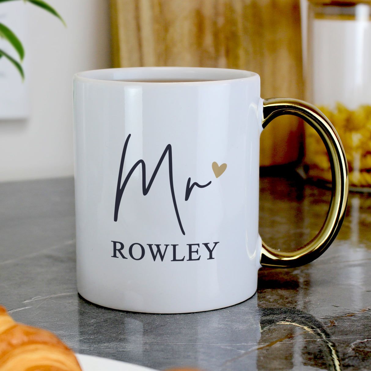 Personalised Mr Gold Handle Mug - Shop Mugs At Gift Moments - 2