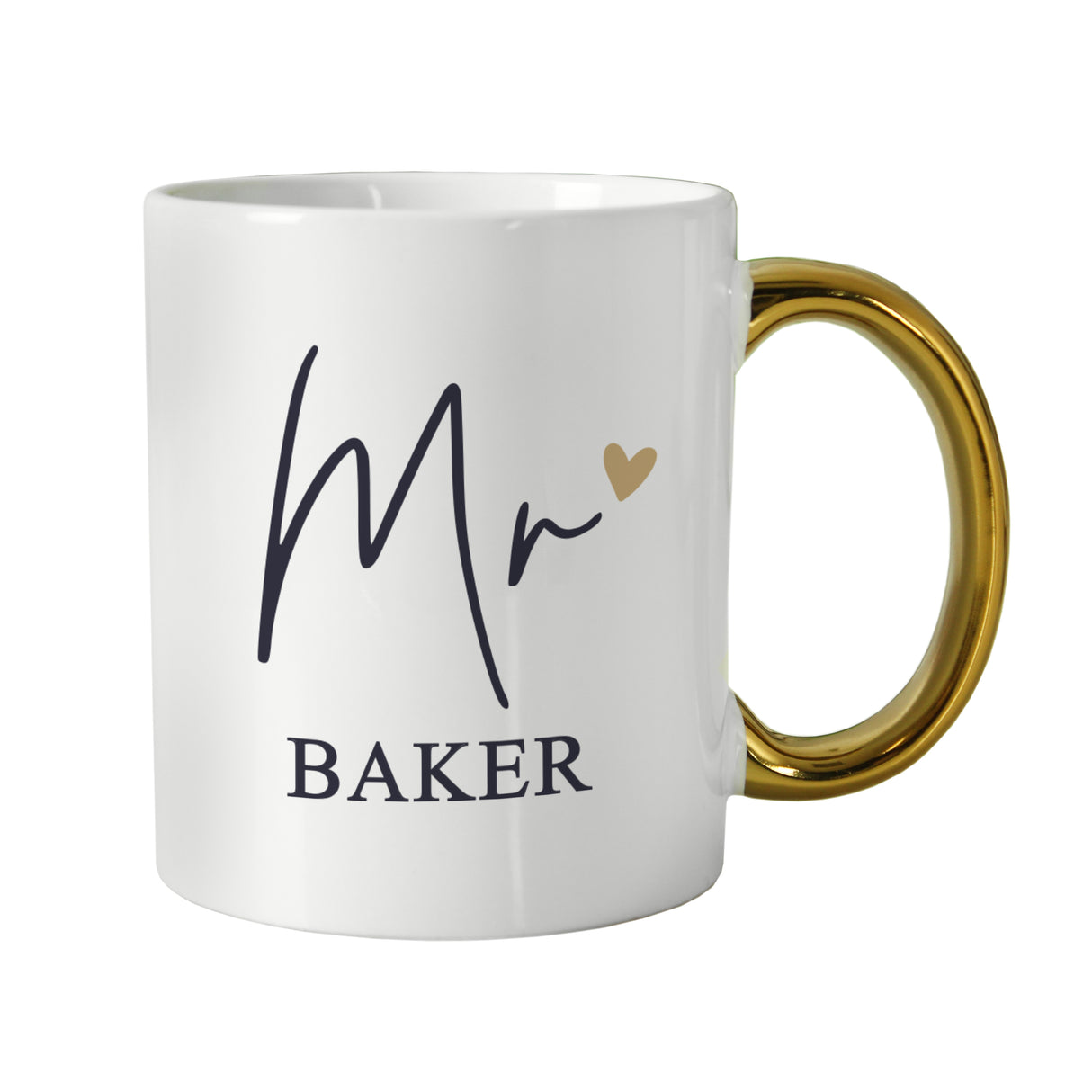 Personalised Mr Gold Handle Mug - Shop Mugs At Gift Moments - 4