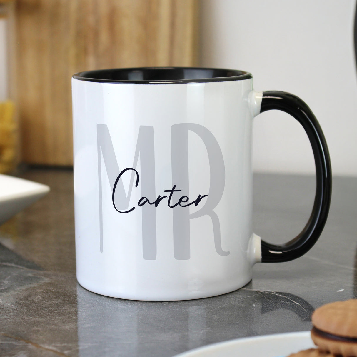 Personalised Mr Black Handle Mug - Shop Mugs At Gift Moments - 3