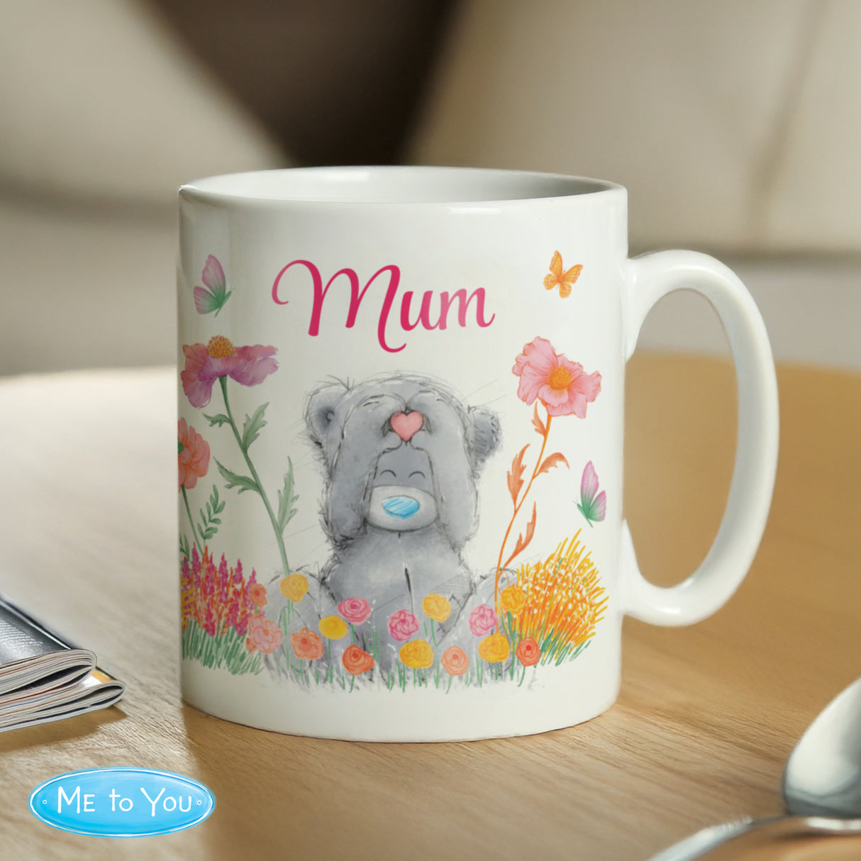 Personalised Me to You Flowery Mug - Shop Travel Mugsn12-5x20 At Gift Moments - 2