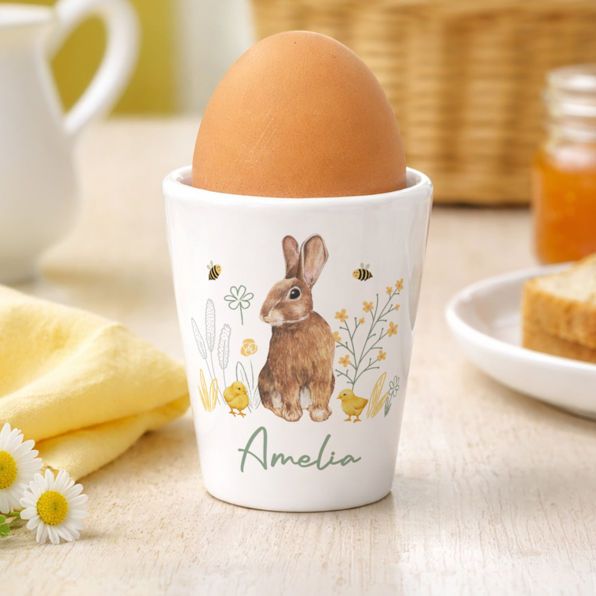 Personalised Easter Bunny Egg Cup - Shop Egg Cups At Gift Moments - 3