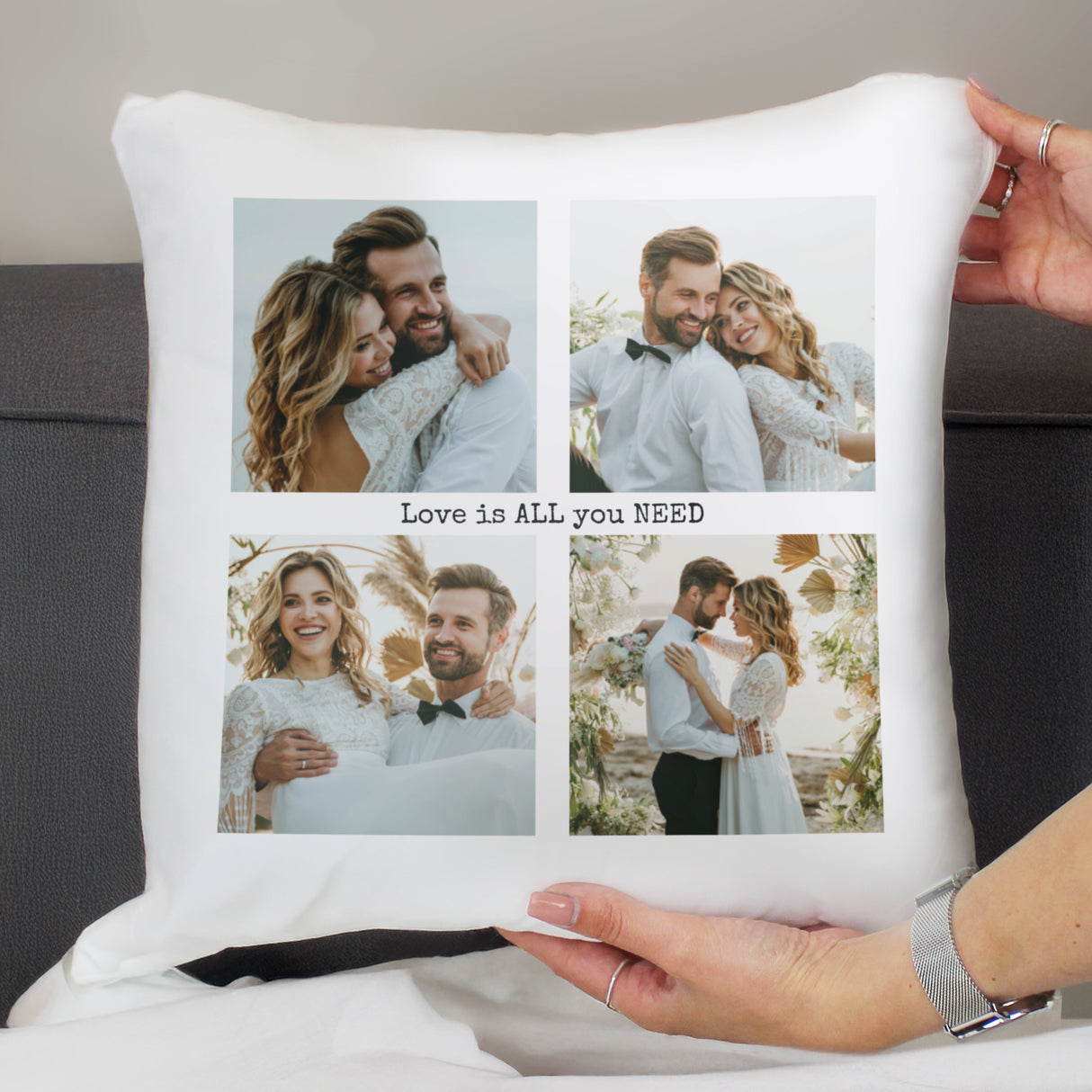 Personalised Mutli Photo Upload Cushion - Shop Cushions At Gift Moments - 3