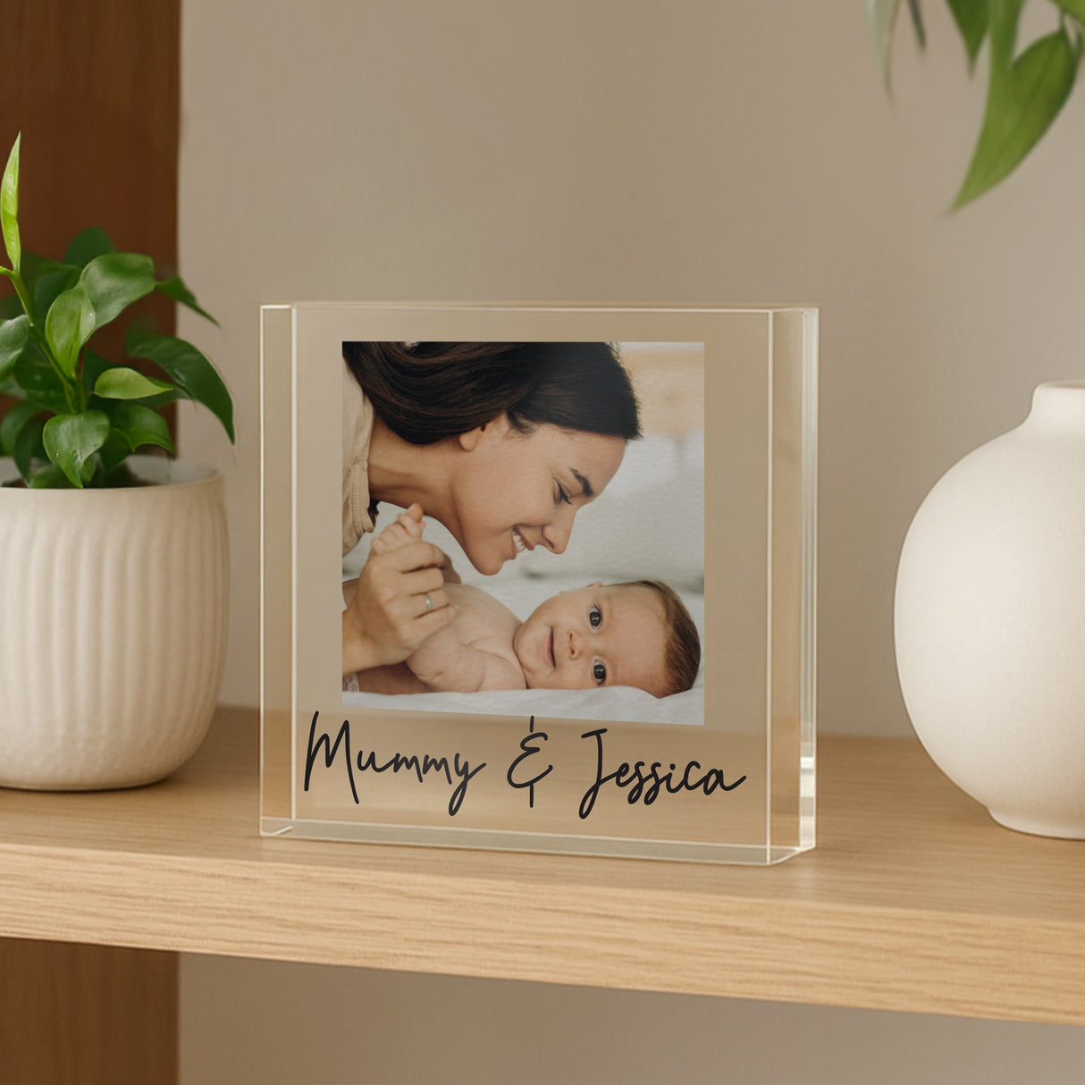 Personalised Photo Upload Small Glass Ornament - Shop Crystal Tokens At Gift Moments - 1