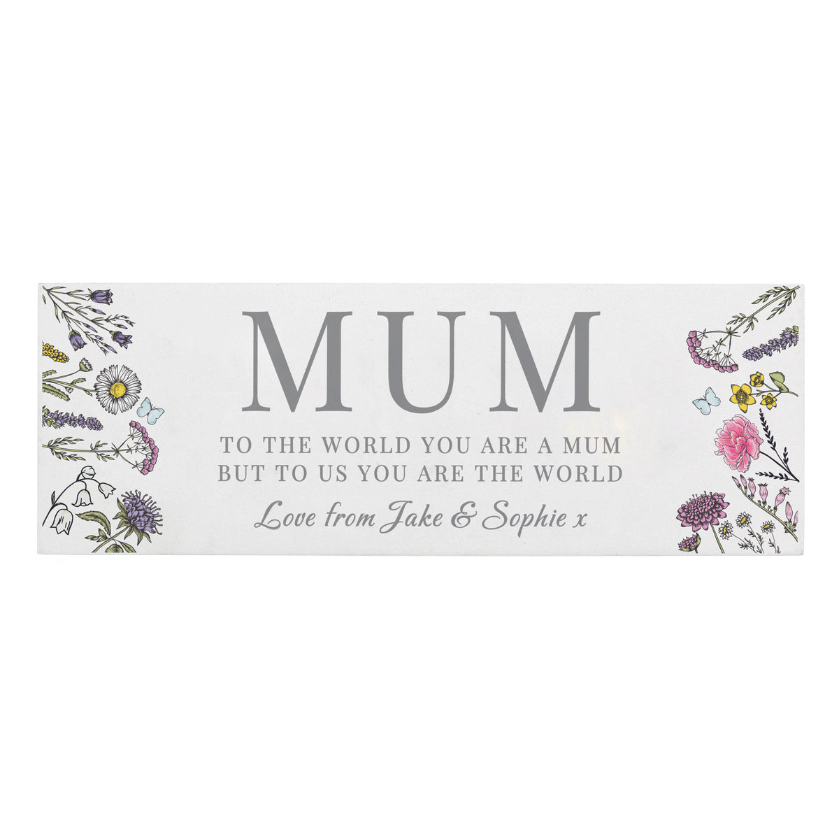 Personalised Wild Flowers Mum Ornament - Shop Ornaments At Gift Moments - 4
