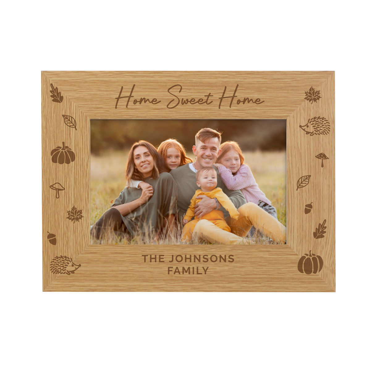 Personalised Autumn 6x4 Wooden Photo Frame - Shop At Gift Moments - 4