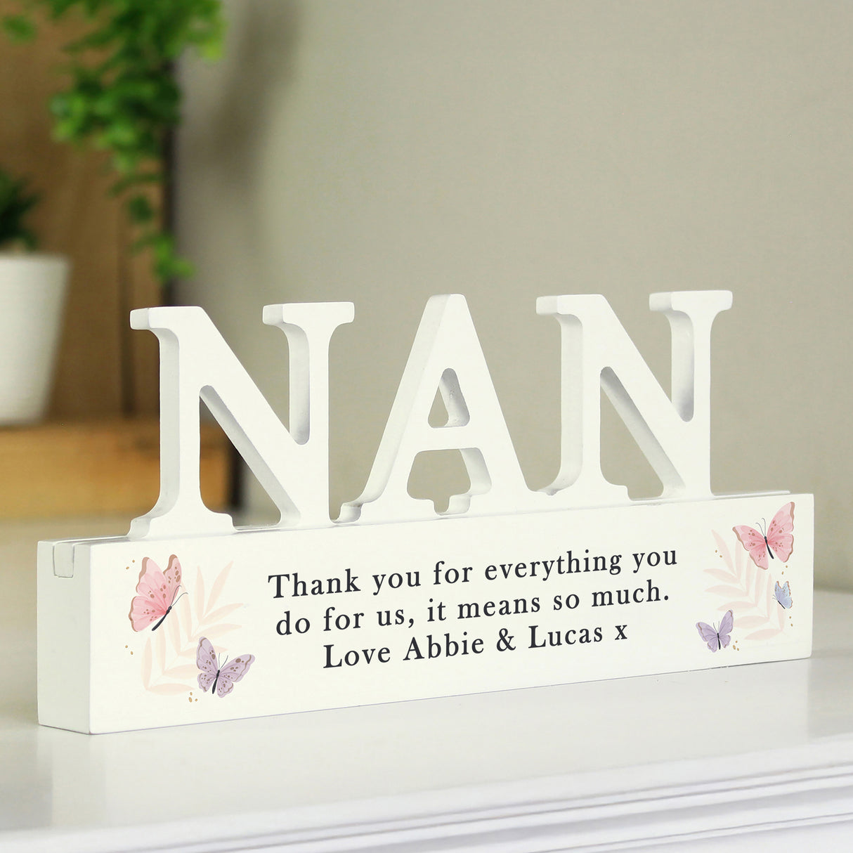 Personalised Butterfly Nan Ornament - Shop At Gift Moments - 1