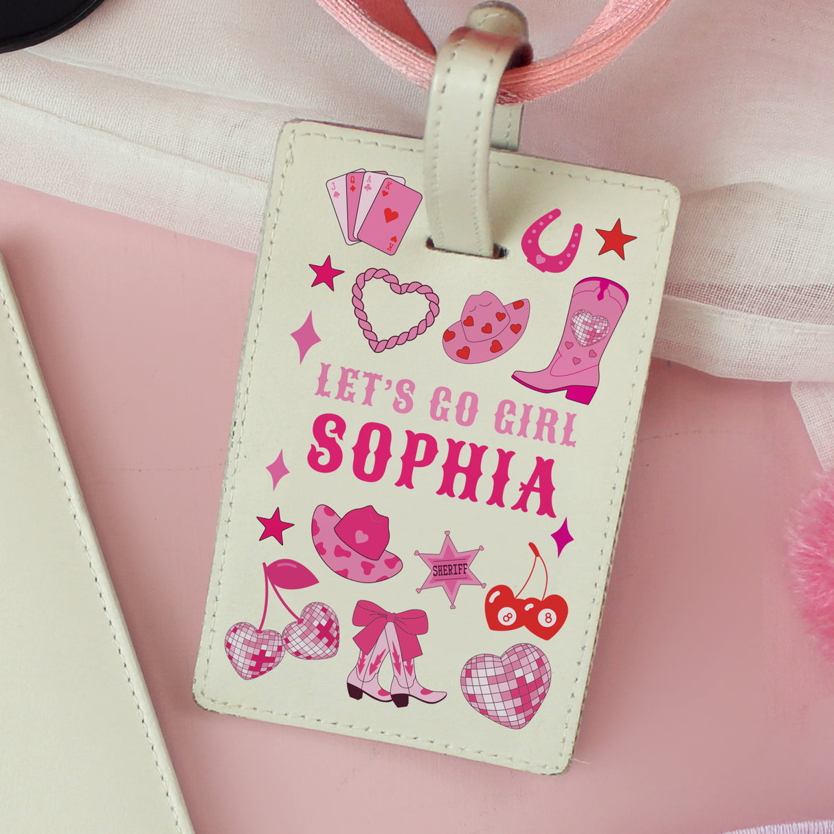 Personalised Cowgirl Passport Holder & Luggage Tag - Shop At Gift Moments - 4