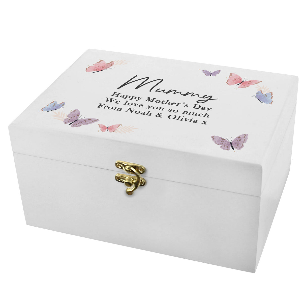 Personalised Butterfly Wooden Keepsake Box - Shop At Gift Moments - 5
