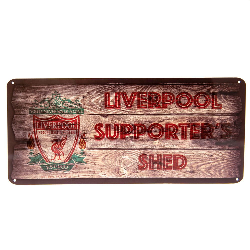 Liverpool FC Shed Sign - Shop Signs & Plaques At Gift Moments - 1