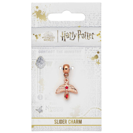 Harry Potter Rose Gold Plated Charm Fawkes