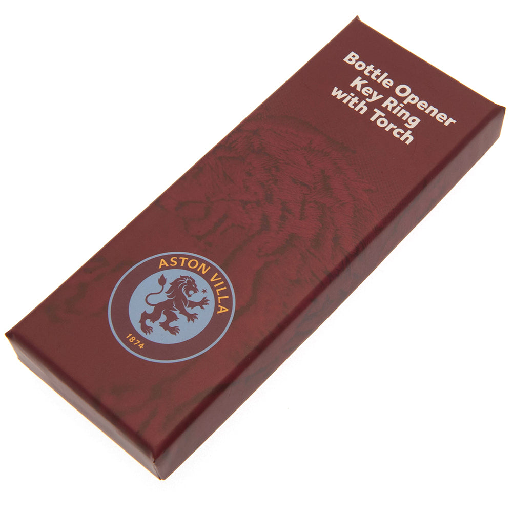 Aston Villa FC Keyring Torch Bottle Opener - Shop Bottle Openers At Gift Moments - 4