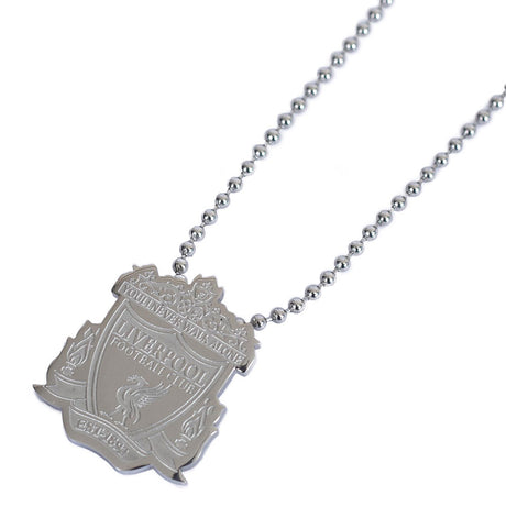 Liverpool FC Stainless Steel Large Pendant & Chain