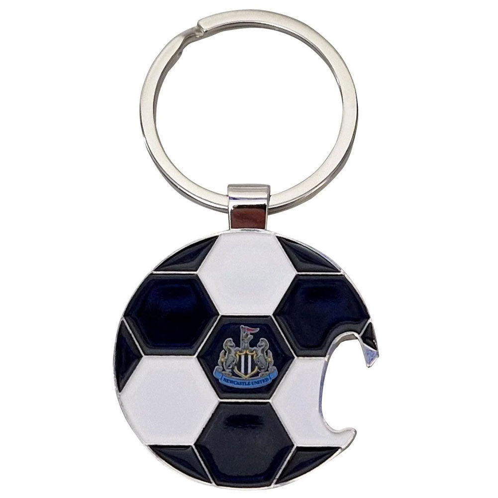 Newcastle United FC Football Bottle Opener Keyring - Shop Keyrings At Gift Moments - 1