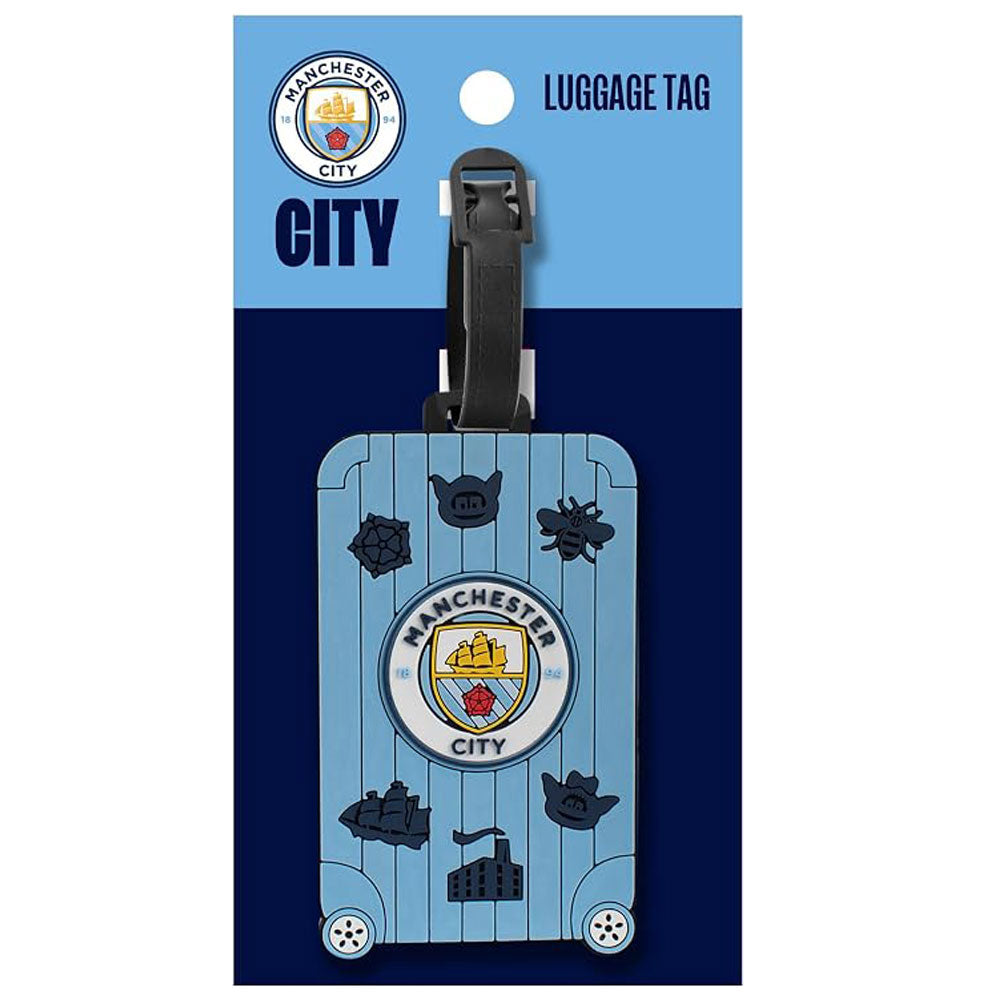Manchester City FC Luggage Tag - Shop Travel Accessories At Gift Moments - 3
