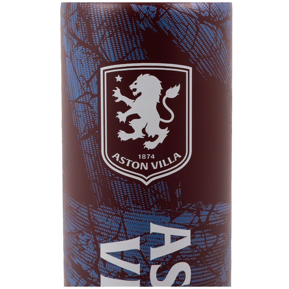 Aston Villa FC HD Printed Aluminium Drinks Bottle - Shop Water Bottles At Gift Moments - 3