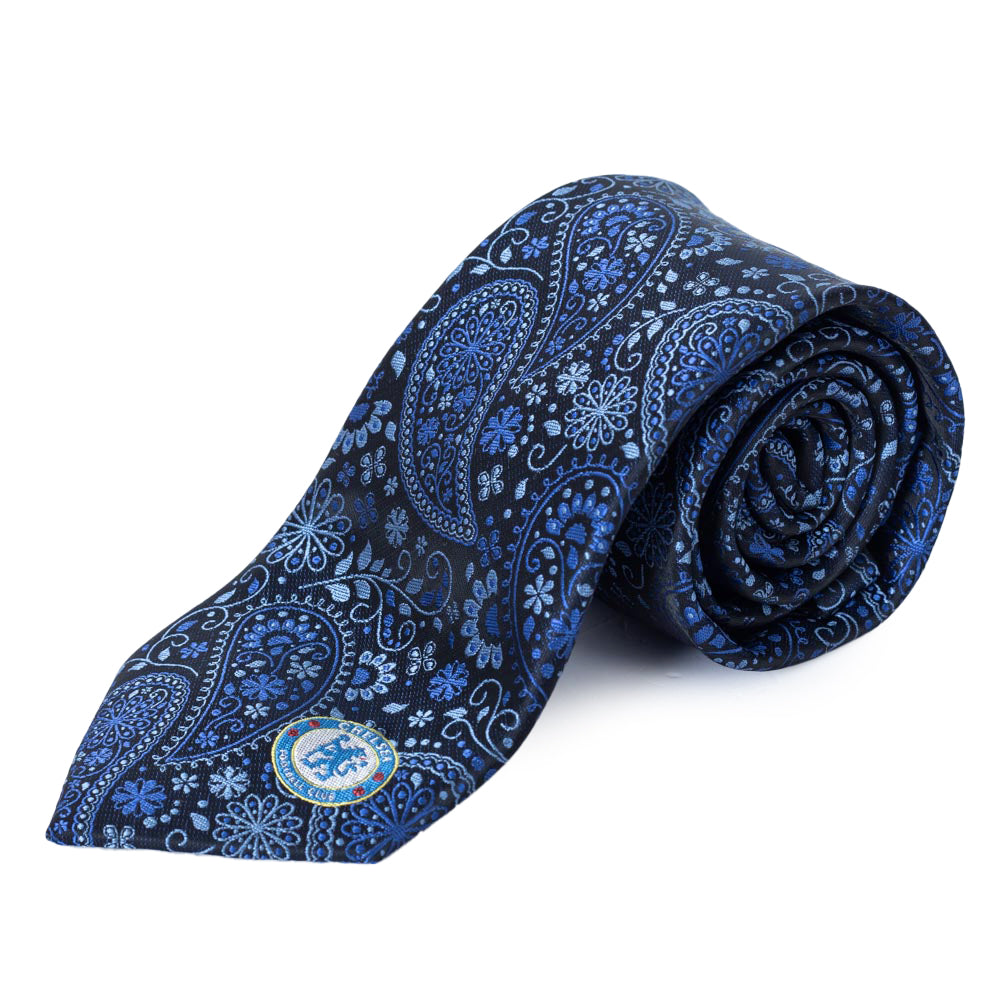 Chelsea FC Paisley Tie - Shop Ties At Gift Moments - 1